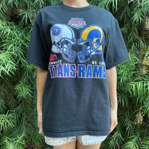 Super Bowl NFL Football Titans vs. Rams T-shirt